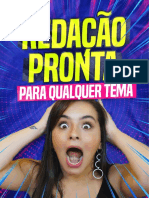 Modelo de Redação Pronta Poxalulu