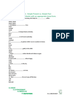 SIMPLE Past Vs Simple Present EXERCISE