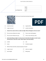 Grade 3 Properties and States of Matter Test