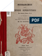 Dore, Henry - Research Into Chinese Superstitions Vol 1