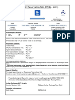 Electronic Reservation Slip (ERS) : 8755468013 12619/matsyagandha Ex Sleeper Class (SL)