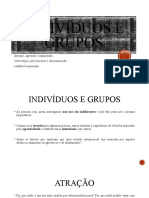 Individuação e Grupos Psicologia B