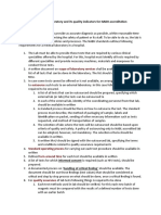 Checklist of Pathology Laboratory and Its Quality Indicators For NABH Accreditation Preparation