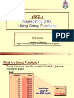 SQL - 4 Group Functions