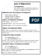 Degree of Adjectives