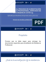 Proceso de Entrega Del Formato de Evaluación de Residencia Profesional