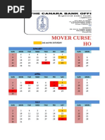 Cboa Calander 2023 and Information Sheet