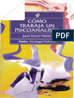 NASIO - Cómo Trabaja Un Psicoanalista