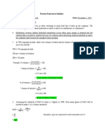 Moong - Assignment in Concentration of Solution