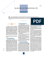 Le Manuel Du Généraliste - Psychiatrie - Les Troubles de La Personnalité