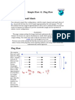 Simple Flow #1: Plug Flow Small Re For Small Minds