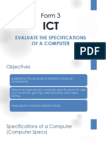 Evaluate Computer Specs PDF