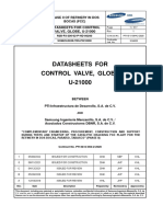 r2b p3 206 02 P HD 00200 - Datasheets For Control Valve, Globe, U 21000 - Rev.1