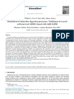 Simulation of Anaerobic Digestion Processes Valida