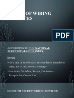 Type of Wiring Devices