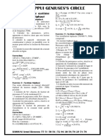 Cours D'Appui Geniuses'S Circle: Monophasé Et Triphasé