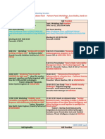 Agenda For Workshops InfoSec SEE 22.06.2022 With ZOOM Links For Online Participants