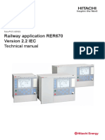 1MRK506376-UEN - en - Q - Technical Manual, Railway Application RER670 Version 2.2 IEC