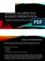 5 Making An Effective Business Presentation