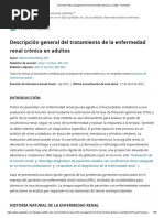 Overview of The Management of Chronic Kidney Disease in Adults - UpToDate