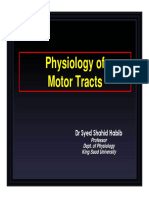 Physiology of Motor Tracts: DR Syed Shahid Habib