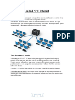 Unidad N°4: Internet: Tipos de Redes Más Usuales