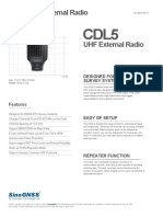 SinoGNSS CDL5 UHF Extenal Radio