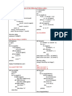 Output Questions