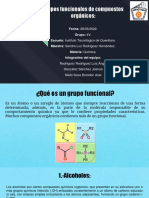 Grupos Funcionales de Compuestos Orgánicos