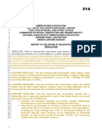 ABA House of Delegates Midyear 2023 Resolution 514 Redlined - Proposed