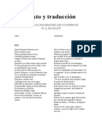 Texto y Traducción 25 Febrero 2020