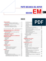 PARTE MECANICA DEL MOTOR Nissan Primera p11