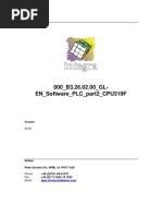 000 B3.026.02.00 GL-EN Software PLC Part2 CPU319F V50.00