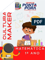 Cultura Maker Atualizado Matemática (1° Ano)