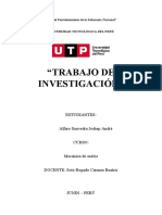 Trabajo de Investigación