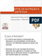 Aula 01 - Fundamentos Da Nutrição e Dietética