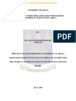 An Analysis of Credit Risk Associated With Banking Sector Deregulation in West Africa