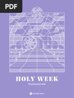 The Village Church - 2021 - Holy Week Guide - Booklet - FINAL