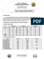 Ano Es - Annual Accomplishment Report 2021