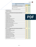 DOH 90 % Site Inspection Required Checklist