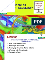 Microsoft Excel Basics