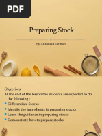 Preparing Stock123