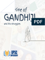 A Timeline of Gandhiji and His Struggles (Part 1)