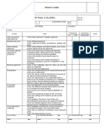 Checklist For Curtain Wall & Glazing Installation