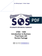 Business Study Booklet