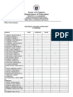 Individual Reading Inventory 2022-2023