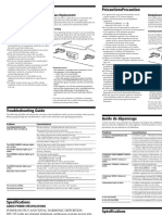 Manual de Usuario Sony XM-2252HX (2 Páginas)