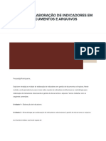 Módulo 03. Elaboração de Indicadores em Gestão de Documentos e Arquivos