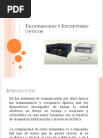 Transmisores y Receptores ÓpticosS