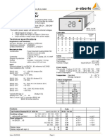 Tap Position Display Type REG-F 'BCD B4': Technical Data